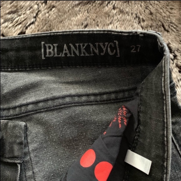 BlankNYC charcoal skinny distressed denim - Picture 8 of 10